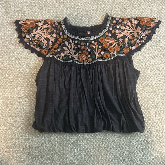 Free People Embroidered Top - Picture 1 of 2
